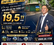 Nhà góc 2 mặt tiền chợ lớn, quận 6  113.5m2  ngang 7m  4 tầng  19,5 tỷ  timnhapho