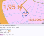 Bán thu hồi vốn lô đất trồng cây lâu năm giá 1,95 tỷ