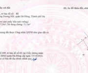 Chính chủ bán đất thổ cư  tại dương nội, hà đông, hà nội