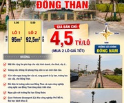 Bán 2 lô đất chính chủ mặt tiền oto tránh đối diện trường mầm non đồng than
