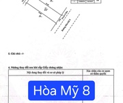 Bán lô đất đường hoà mỹ 8 - rẽ nhất khu hòa mỹ