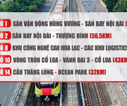 Bán liền kề Mailand 109,91m2 xây 3 xây thô hoàn thiện mặt ngoài . Đường 36m giá đầu tư.