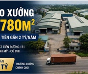 Kho xưởng 4.780m  bình mỹ củ chi   dòng tiền gần 2 tỷ/năm   chỉ 75 tỷ