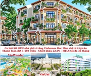 Vinhomes14 -  chỉ 4 tỷ    đón đầu phồn vinh nhà phố vinhomes hóc môn 5m x 15m  75m     mặt tiền