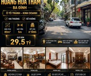 Bán nhà hoàng hoa thám - ba đình - ô tô tránh kinh doanh - hai thoáng - 80m2 - 4 tầng - mt 5m -