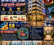 Bán tòa vp mặt phố la thành - ba đình  - kinh doanh - 90m  - 9 tầng - mt 5m - 58 tỷ