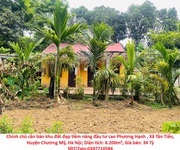 Chính chủ cần bán khu đất đẹp tiềm năng đầu tư cao phương hạnh , xã tân tiến, huyện chương mỹ, hà