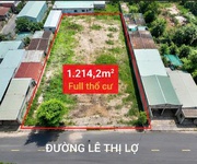Bán đất mặt tiền lê thị lơ, tân hiệp, hóc môn   1.214,2m  full thổ cư chỉ 50 tỳ