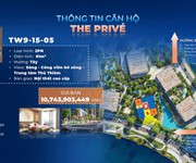 Bán căn hộ 2pn the privé   view sông   công viên bờ sông thủ thiêm chỉ từ 990tr ký hđmb