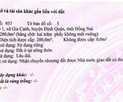 Cơ hội đầu tư sinh lời - chính chủ bán 3 nền đất full thổ cư tại xã gia canh, định quán, đồng nai