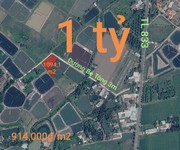 1 Bán gấp lô đất lúa chuyển thổ hai mặt tiền giá 1 tỷ