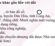 Bán nhà xưởng trong KCN HẢI SƠN   ĐỨC HÒA, LONG AN   10.000m