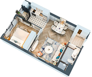 1 Capital Square - Chỉ 3,9 Tỷ Sở Hữu Căn 1PN Tầng 10 1 Capital Square - Chỉ 3,9 Tỷ Sở Hữu Căn 1PN Tầng 10