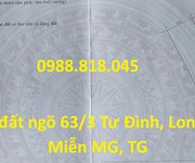 Chính chủ bán đất phân lô ngõ 63 tư đình, phường long biên, thành phố hà nội, 229m2, đường ô tô