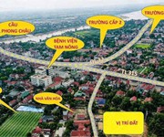 Đất chính chủ - thổ cư 100 khu 24 vạn xuân, ql32, xã cổ tiết, huyện tam nông, phú thọ