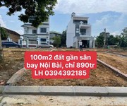 Nhượng lại 100m2 đất gần sân bay nội bài xây nhà ở được luôn chỉ 890tr