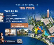 Bán căn hộ 1 phòng ngủ view sông   the privé. chỉ 10 ký hợp đồng mua bán.