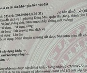 Chính chủ bán đất dịch vụ khu 1 đồng mai, hà đông, hà nội