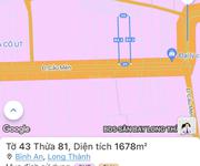 Bán đất mt đường cầu mên xã bình an long thành 1678m2 giá 15,1 tỷ