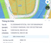 Bán đất Thôn Võ Dõng, Xã Vĩnh Trung  cũ , Nha Trang vị trí đẹp giá 21tr/m2