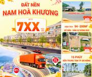 Giỏ hàng mới 20 Lô Tp Đà Nẵng - Đất nền NAM HOÀ KHƯƠNG