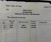 1 Cần tiền bán gấp lô đất 117m2 tại thôn cốc hạ 2, thanh hóa, giá đầu tư