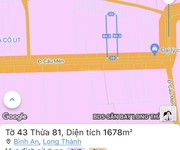 Bán đất mt đường cầu mên xã bình an long thành 1678m2, giá 15,1 tỷ