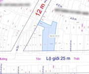Bán đất siêu khưng 459m2 ngang 13m 26m - mặt tiền kd đ.tôn thất thuyết, quận 4 - cấp phép xd