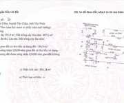 Cần bán lô đất khu phố 3 thị trấn tân châu,  huyện tân châu,tây ninh