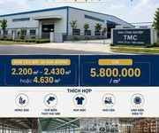 Sang nhượng hoặc cho thuê nhà máy sản xuất , kcn tmc, quốc lộ 50, tiền giang