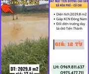 Chính chủ bán 2 lô đất mặt tiền củ chi    tphcm , giá tốt