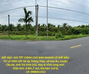 Đất đẹp- giá tốt chính chủ bán nhanh lô đất đầu tư là sinh lời tại huyện cầu kè, tỉnh trà vinh