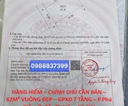 Hàng hiếm   chính chủ cần bán   62m  vuông đẹp   gpxd 7 tầng   p.phú diễn, q. bắc từ liêm, hà nội