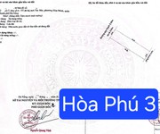 Bán gấp đất mặt tiền đường hoà phú 3   vị trí đẹp