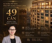 Phú mỹ hưng  05/09 chính thức mở bán casa luna   dinh thự trên không siêu sang ven hồ bán nguyệt