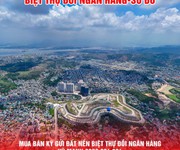 Bán 4 ô đất biệt thự đồi Ngân Hàng liền nhau dãy BT15 trục đường đôi sổ đỏ