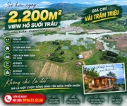 Vài trăm triệu có 2.200m  view hồ   nhà sẵn   cách kcn ninh xuân chỉ 400m