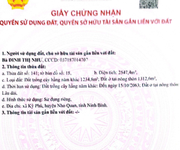 Cần bán nhanh lô đất xã quỳnh lưu, huyện nho quan , ninh bình.