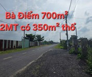 2 mặt tiền bà điểm   700m  - có 350m  thổ cư - kinh doanh đa dụng