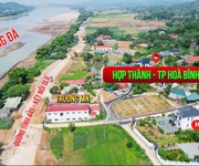 CHỈ 5TRIỆU/m2 -  ĐẤT NỀN 2 MẶT TIỀN   VIEW Sông Đà - TP. Hòa Bình