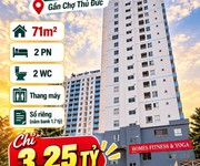 Bán căn hộ linh tây tower gần chợ thủ đức 71m2, 2pn2wc có sổ chỉ 3.25tỷ