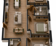 75.84m2 - Giá 7 tỷ chưa chiết khấu - 3PN2WC Arcadia Nguyễn Hữu Thọ