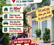 Xả lỗ 2 tỷ bán nhà 80m2 nở hậu lê quang định bình thạnh hẻm ba gác 5.5tỷ