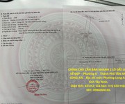 Chính chủ cần bán nhanh 2 lô đất liền kề đẹp   phường 6 -  thành phố tân an, long an