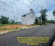 470,5m  full thổ cư view cánh đồng, hồ điều hòa   chia 3 sổ riêng   chỉ 1,45 tỷ/lô tam dương,phú thọ
