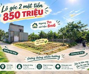 Bán nhanh lô góc 2 mặt tiền ở Đại Hiệp - giáp sát Hoà Khương Đà Nẵng giá chỉ 850tr
