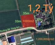 Bán lô đất lúa chuyển thổ đường bê tông 6m giá 1,2tỷ