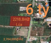 Bán hạ giá lô đất lúa làm kho xưởng gần quốc lộ 50b giá 6 tỷ