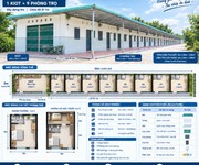 Dãy trọ 1 kiot 9 phòng thu nhập 20tr/tháng