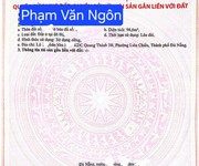 Bán đất đường 10,5m phạm văn ngôn - trục thông nguyễn lương bằng